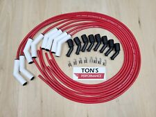 Tons Spark Plug Wires Wt Ceramic Universal Length 45 Boot Ls 4.8 5.3 6.0l Red
