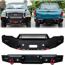 Vijay Fits 1999-2004 Ford F250 F350 Front Or Rear Bumper With Aluminumled Lights