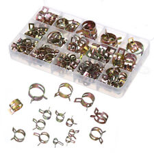 115pc 6-22mm Hose Spring Clamps Fastener Fuel Water Line Pipe Air Tube Clips Kit