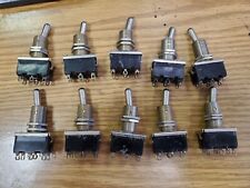 10 Vintage Toggle Switches On Off Great For Mth Lionel Dpdt