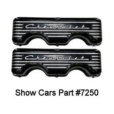 Valve Covers 348 409 6564636261chevy Chevrolet Impala Ss Black Aluminum