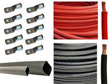 6 Gauge 6 Awg Red Or Black Welding Battery Cable Cable Lugs Heat Shrink