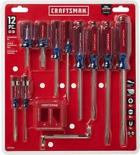 Craftsman Screwdriver Set Assorted 12-piece Cmht65044 Acetate Handle