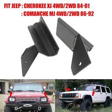 Led Light Bar Mounting Brackets Lower Windshield For Jeep Cherokee Xj Comanche