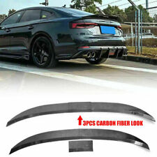 Adjustable Rear Roof Lip Spoiler Tail Trunk Wing Carbon Style For Car Universal