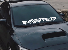 Boosted Drip Sticker Racing Race Turbo Boost Jdm Drift Rally Windshield Decal