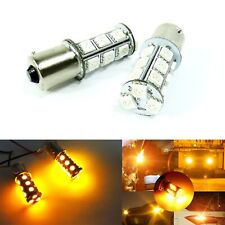 2x Amber 18 Smd Led Front Turn Signal Light 1156 Ba15s P21w 7506 Bulb For Toyota