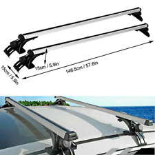 Universal 48 Car Top Roof Cross Bar Luggage Cargo Carrier Rack W 3 Kinds Clamp
