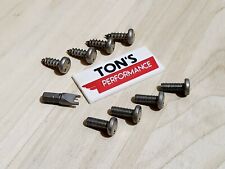 Vw Anti Theft Auto License Plate Screws Front Rear Security Pin Stainless