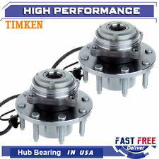 Set Of 2 Timken For 4wd Ford F-250 F-350 Abs Front Wheel Bearing Hub Assembly