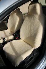 Sheepskin Sherpa Luxury Faux Fur Car Seat Covers - Front Pair- Universal Fit