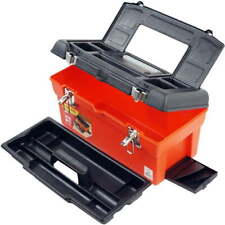 16.5 Utility Tool Box 7 Compartments Portable Garage Workshop Tool Organizer