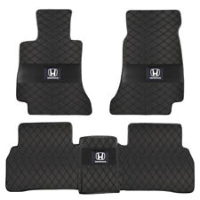 For Honda Civic 1995-2020 Coupe Hatchback Car Floor Mats Leather Frontrear Auto