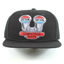 Datsun Competition Parts Black Baseball Cap - 510 - 610 - 620 Flat Brim