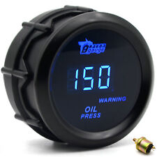 2 52mm Electronic Oil Pressure Gauge With Kit Oil Press Meter F8b7