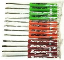 New 12 Assorted Snap-on Tools Flat Tip Pocket Screwdrivers Wclip Magnetic End