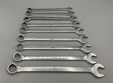 Mac Tools 9 Pc Long Metric Combination Wrench Set 10-19mm No M18cl Made In Usa