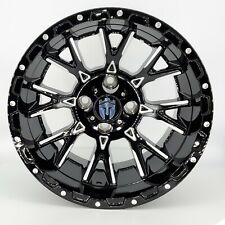 Empire 14 Savage Sv2 Black Milled Accents Golf Car Cart Rim Only 14x8 1 Wheel