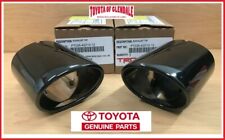 2019-2024 Toyota Rav4 Black Chrome Exhaust Tips Genuine Oem Set Of 2