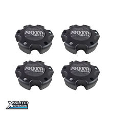 4 X Moto Metal Wheel Center Cap Matte Black 6 Lug Mo909b6139yb