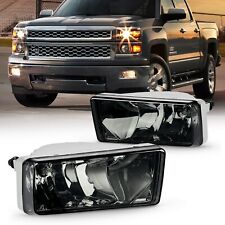Fit 2007-2014 Chevy Silverado 1500 2500 Front Bumper Fog Lights Lamps Pair