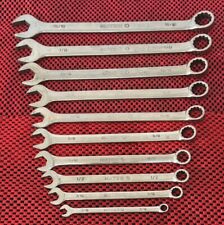 Matco Tools Sae 10 Pc Set Long Wrenches 12pt Set Made In Usa S3
