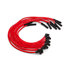 Universal 90 Deg To Straight - Male - Red Spark Plug Wires Suits Ford