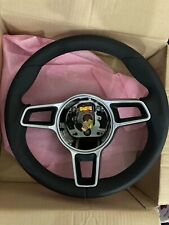 For Manual Oem Porsche Steering Wheel 991.2 911 Carrera 718 Caymanboxster Black
