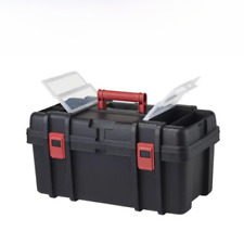 Tool Storage Box 22 Removable Utility Tray Hardware Organizer Toolbox Portable