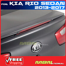 For 13-17 Kia Rio Sedan Flush Led Tail Trunk Rear Spoiler Wing Primer Unpainted