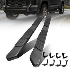 Pair Running Boards Side Steps Nerf Bars For 2022-2023 Toyota Tundra Crew Cab