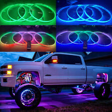 17.5 15.5 Rgb Chasing Led Wheel Lights 4rings Kit Fast Shipping From Us
