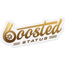 Boosted Status Decal Sticker - Gold - Boost Turbo