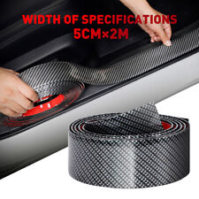 Parts Accessories Carbon Fiber Vinyl Car Door Sill Scuff Plate Sticker Exd