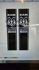 Muscle Ram Truck Bedstripe Graphic Decal .. Compatible With Dodge Ram