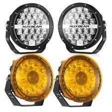 Auxbeam 7 240w Led Work Lights Pods Bar Spot Offraod Driving Lampamber Covers