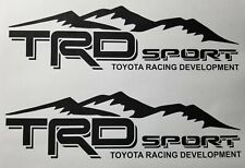Trd Toyota Racing Development Sport Tacoma Tundra Truck Mountain Decal Sticker