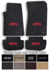 Camaro Rs Rally Sport 4pc Classic Loop Carpet Floor Mats-choice Of Color Logo