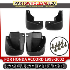 4 Pcs Rh Lh Splash Guards Mud Flaps Mudguards For Honda Accord 1998-2002 Sedan