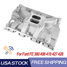 1500-6500rpm Aluminum Dual Plane Intake Manifold For Ford Fe 390 406 410 427 428