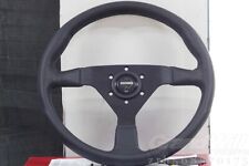 350mm 14 Momo Veloce V1 Lychee Genuine Leather Racing Sport Steering Wheel