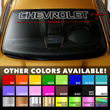Chevy Outline Windshield Banner Vinyl Decal Sticker For Chevrolet Malibu Impala