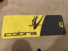 Cobra Caddie Golf Towel 39 X 14 Yellow Black Red