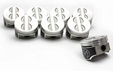 Speed Pro Forged Coated Flat Top 4vr Pistons Set8 For Chevy Sb 5.7l 350 030