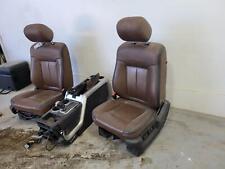 2004-2008 F150 Platinum Brown Leather Front Seats Wconsole Heatedcooled