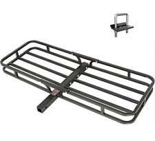 Weize 500lbs Hitch Mount Cargo Carrier Basket Fit 2 Receiver For Car Suv Truck
