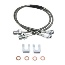 89340s 1 Pair Braided Stainless Steel Front Brake Lines 4-6 Lift Gm Trucksuv