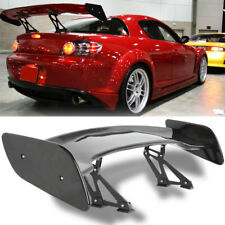 47 For Mazda Rx-8 Rear Trunk Spoiler Tail Wing Adjustable Matte Black Gt Style