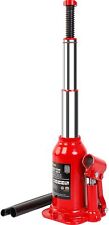 Big Red 4 Ton 8000 Lbs Torin Double Ram Welded Hydraulic Car Bottle Jack Red