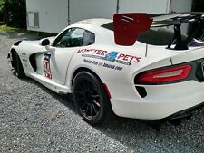 Dodge Viper Acr Extreme Wing End Plate Decals 2016-2018 - Many Colors